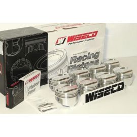 WISECO BBC 496 FORGED DOME PISTONS 4.310 BORE (OPEN CHAMBER  MAX DOME RACE GAS) 6.385 ROD 4.250 STROKE