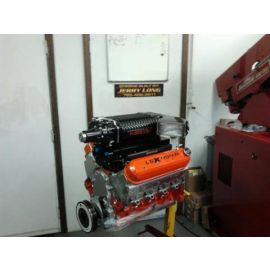 CUSTOM LS / LSX SUPER CHARGED ENGINE (CROWER SHAFT ROCKERS, SOLID CAM, 1030HP @ 5400 RPM)